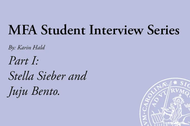 Purple picture with black text. Picture.